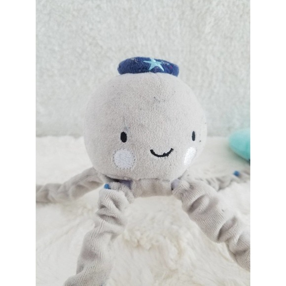 Lambs & Ivy Oceania Blue/Gray Whale/Fish Nautical/Ocean Musical Baby Crib Mobile - Picture 2 of 6